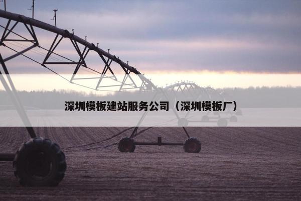 深圳模板建站服务公司（深圳模板厂）