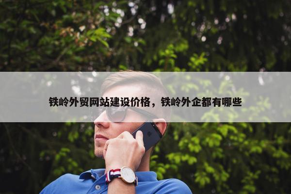 铁岭外贸网站建设价格，铁岭外企都有哪些