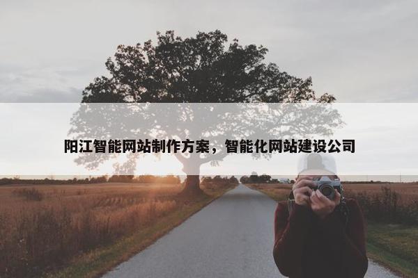 阳江智能网站制作方案，智能化网站建设公司