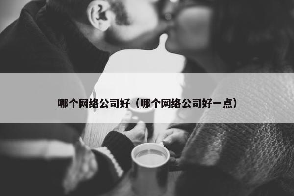 哪个网络公司好（哪个网络公司好一点）