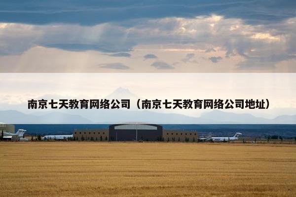 南京七天教育网络公司（南京七天教育网络公司地址）