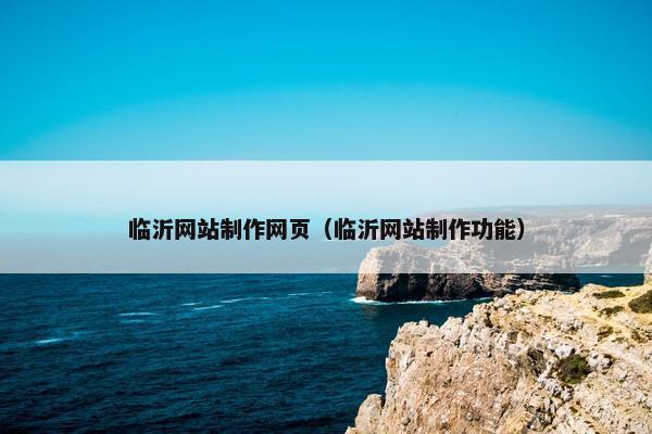 临沂网站制作网页（临沂网站制作功能）