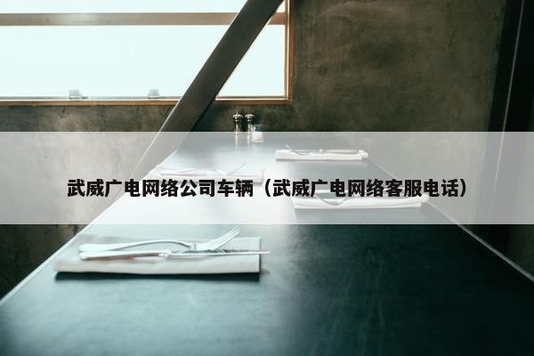 武威广电网络公司车辆（武威广电网络客服电话）
