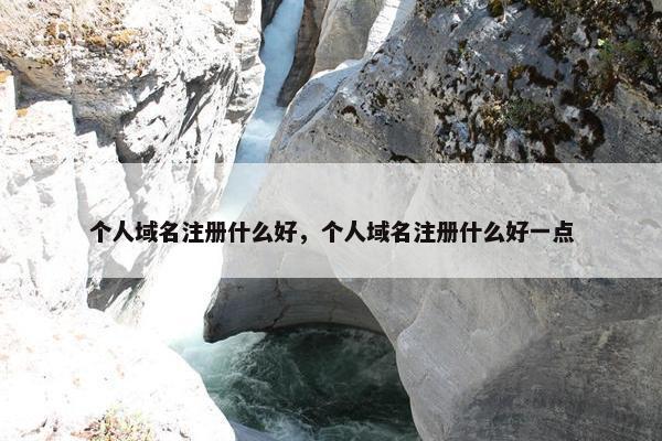 个人域名注册什么好，个人域名注册什么好一点