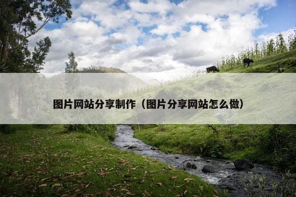 图片网站分享制作（图片分享网站怎么做）