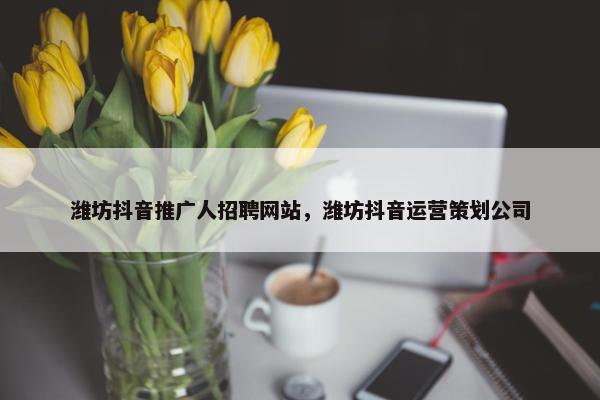 潍坊抖音推广人招聘网站，潍坊抖音运营策划公司