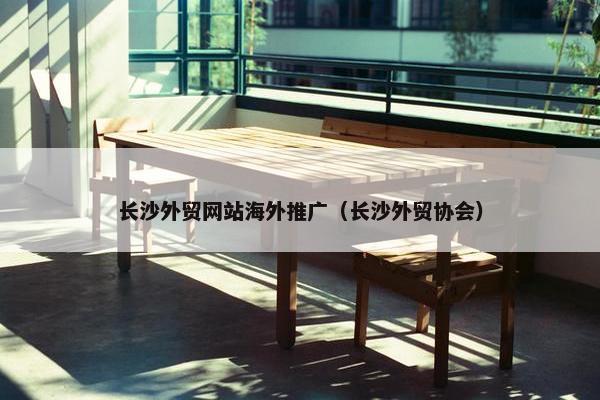 长沙外贸网站海外推广（长沙外贸协会）