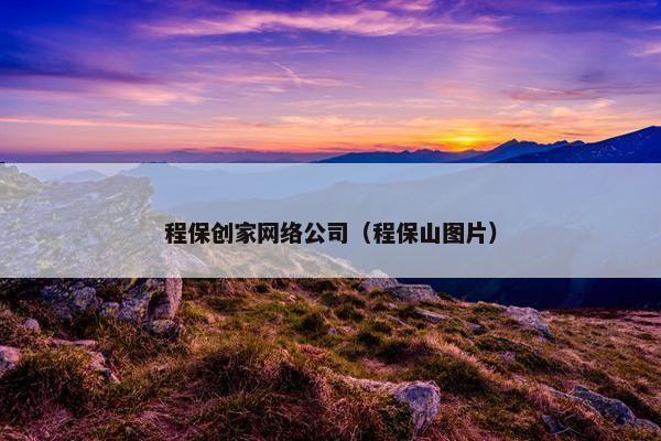 程保创家网络公司（程保山图片）