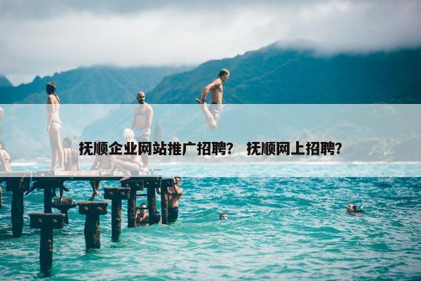 抚顺企业网站推广招聘？ 抚顺网上招聘？