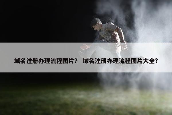 域名注册办理流程图片？ 域名注册办理流程图片大全？