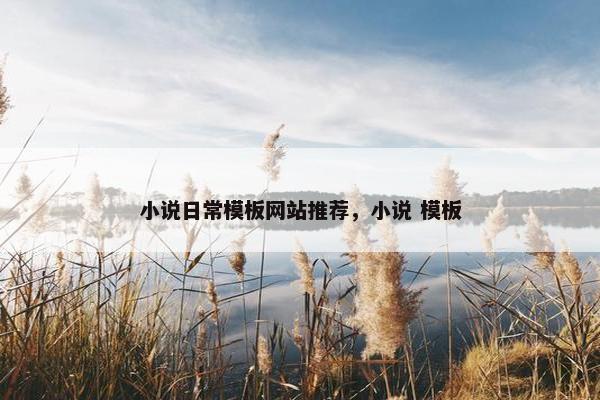 小说日常模板网站推荐，小说 模板