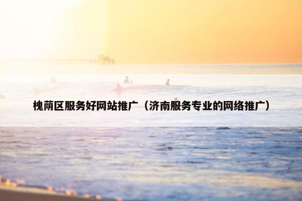 槐荫区服务好网站推广（济南服务专业的网络推广）