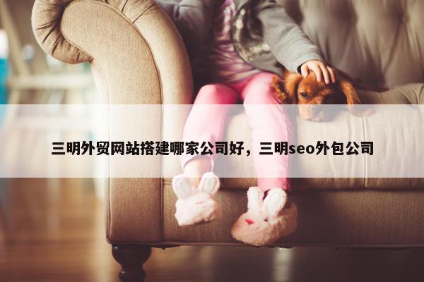 三明外贸网站搭建哪家公司好，三明seo外包公司