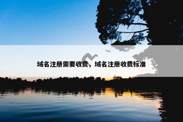 域名注册需要收费，域名注册收费标准