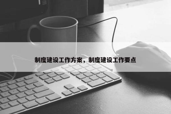 制度建设工作方案，制度建设工作要点