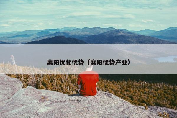 襄阳优化优势（襄阳优势产业）
