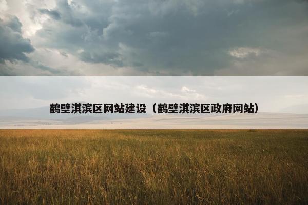 鹤壁淇滨区网站建设（鹤壁淇滨区政府网站）