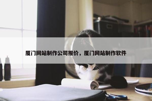 厦门网站制作公司报价，厦门网站制作软件