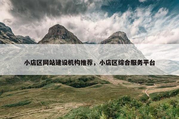 小店区网站建设机构推荐，小店区综合服务平台