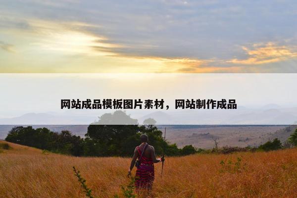 网站成品模板图片素材，网站制作成品