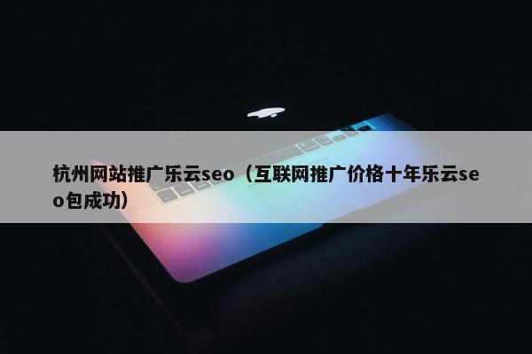 杭州网站推广乐云seo（互联网推广价格十年乐云seo包成功）