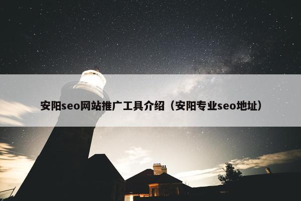 安阳seo网站推广工具介绍（安阳专业seo地址）