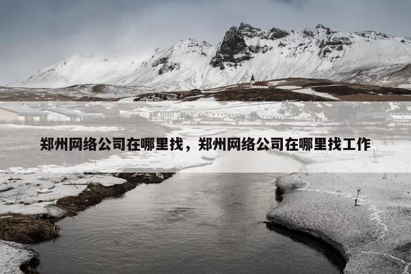 郑州网络公司在哪里找，郑州网络公司在哪里找工作
