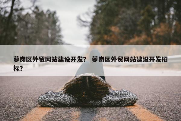 萝岗区外贸网站建设开发？ 萝岗区外贸网站建设开发招标？