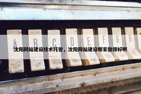 沈阳网站建设技术托管，沈阳网站建设哪家做得好啊