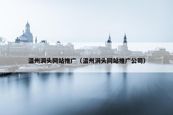 温州洞头网站推广（温州洞头网站推广公司）