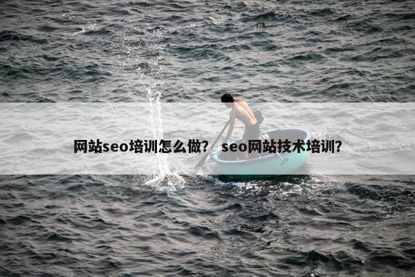 网站seo培训怎么做？ seo网站技术培训？