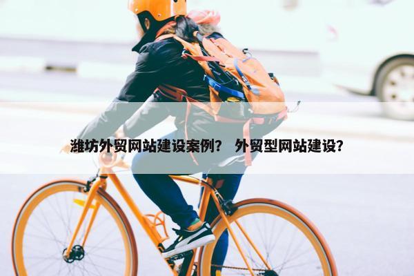 潍坊外贸网站建设案例？ 外贸型网站建设？