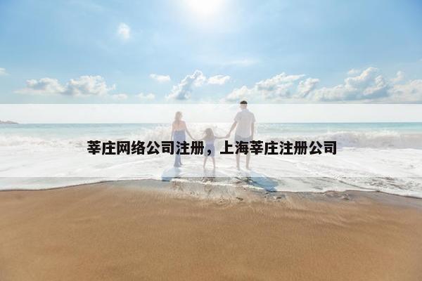 莘庄网络公司注册，上海莘庄注册公司
