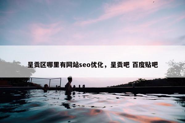 呈贡区哪里有网站seo优化，呈贡吧 百度贴吧