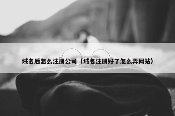 域名后怎么注册公司（域名注册好了怎么弄网站）