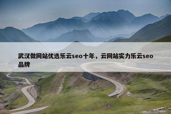 武汉做网站优选乐云seo十年，云网站实力乐云seo品牌