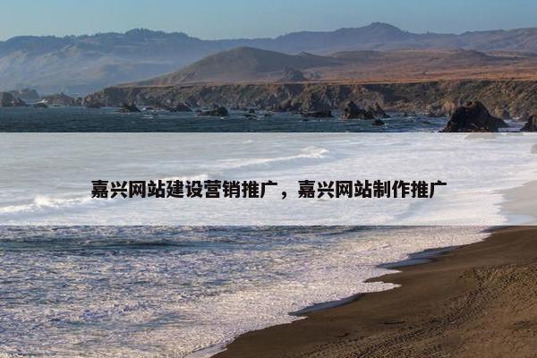 嘉兴网站建设营销推广，嘉兴网站制作推广