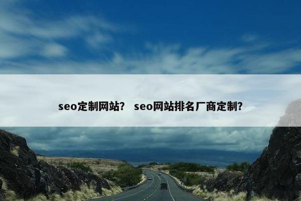 seo定制网站？ seo网站排名厂商定制？