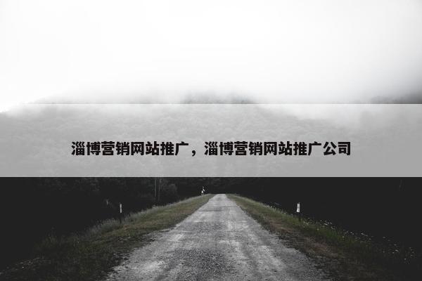 淄博营销网站推广，淄博营销网站推广公司