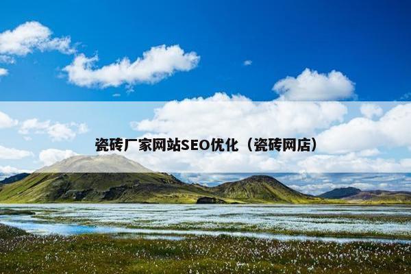 瓷砖厂家网站SEO优化（瓷砖网店）