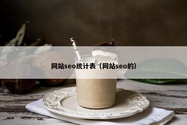 网站seo统计表（网站seo的）
