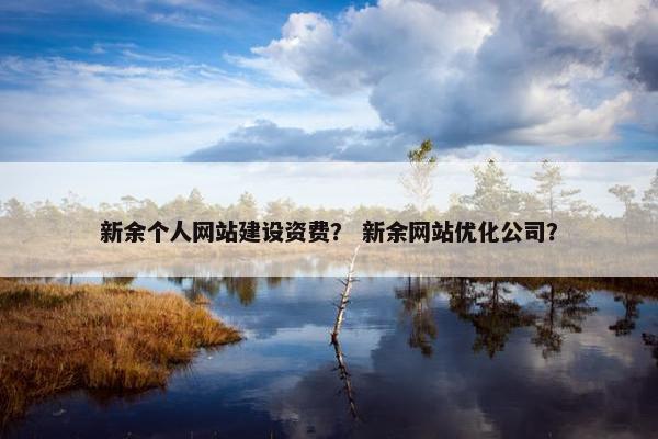新余个人网站建设资费？ 新余网站优化公司？