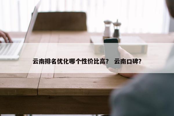 云南排名优化哪个性价比高？ 云南口碑？