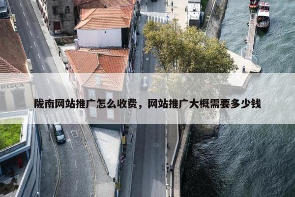 陇南网站推广怎么收费，网站推广大概需要多少钱