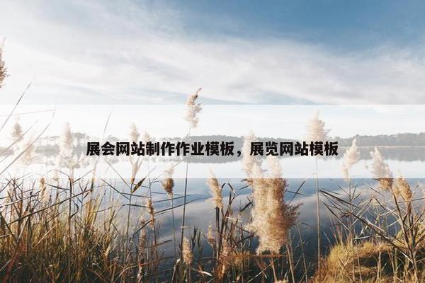 展会网站制作作业模板，展览网站模板