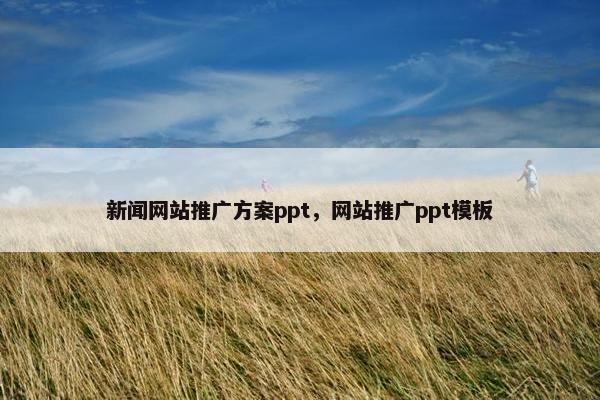 新闻网站推广方案ppt，网站推广ppt模板