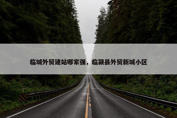 临城外贸建站哪家强，临颍县外贸新城小区