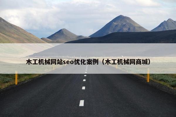木工机械网站seo优化案例（木工机械网商城）