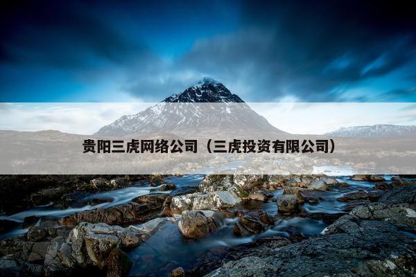 贵阳三虎网络公司（三虎投资有限公司）