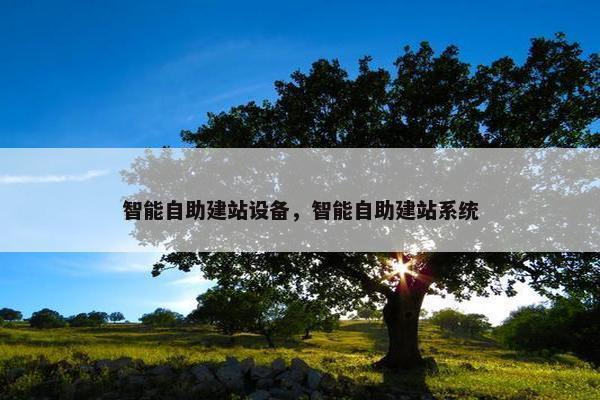 智能自助建站设备，智能自助建站系统